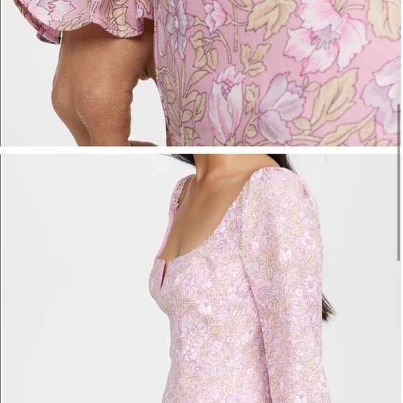 Likely Lyssa Dress Pink Floral Size 10 - Picture 2 of 5